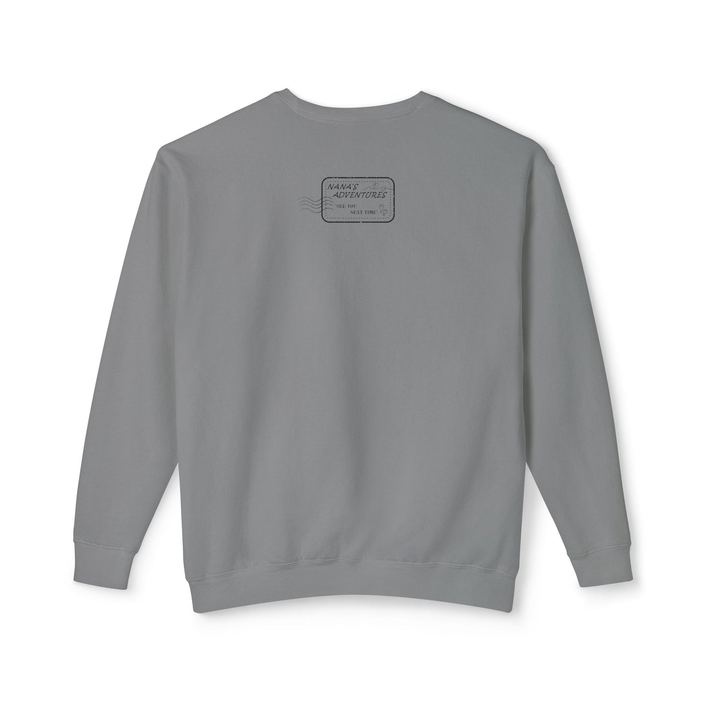 Nana’s Adventures Chest Print Crewneck Sweatshirt