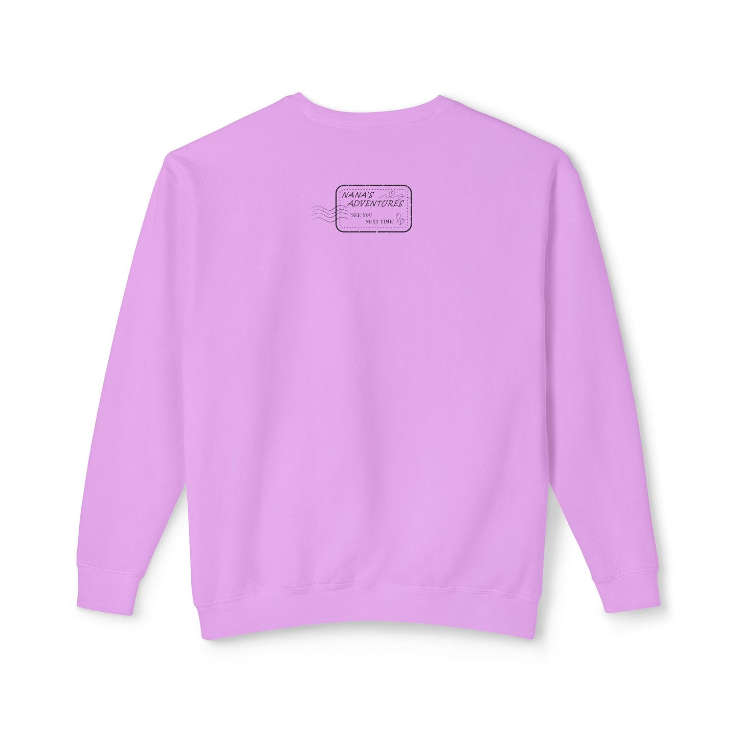 Nana’s Adventures Chest Print Crewneck Sweatshirt