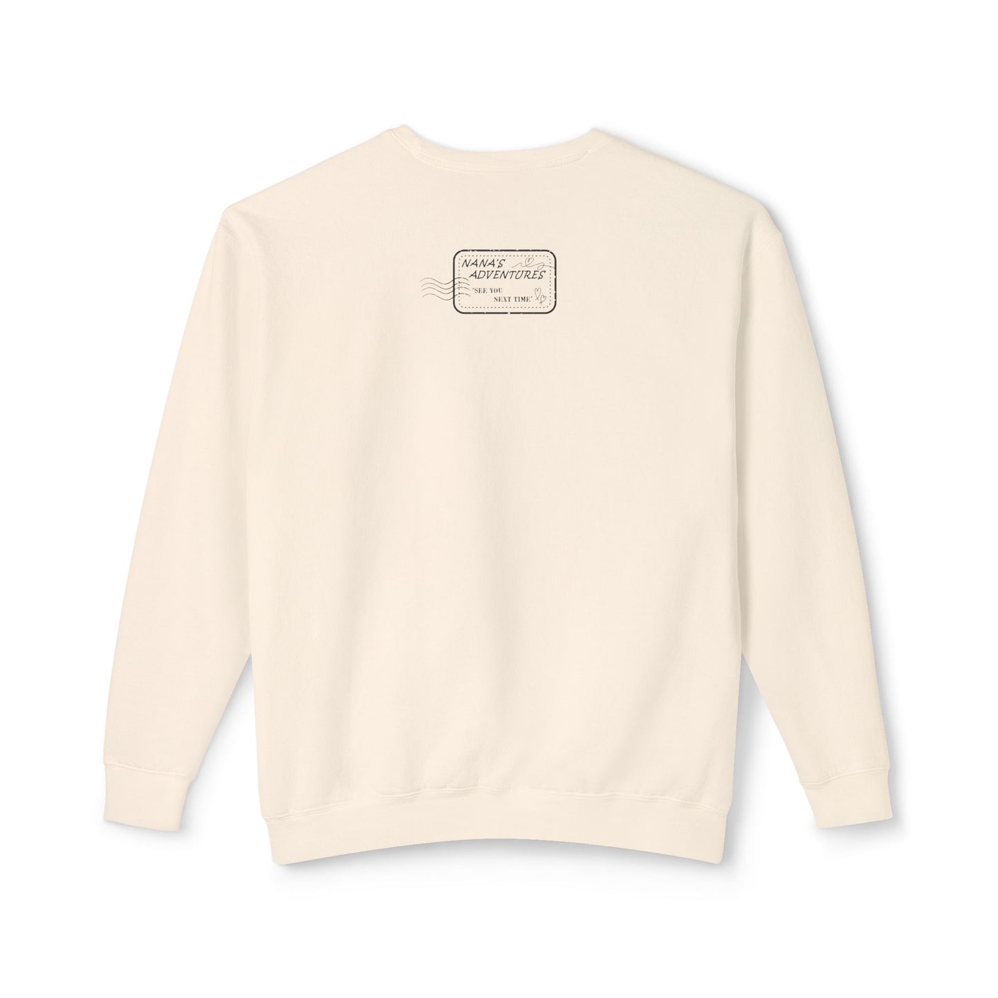 Nana’s Adventures Chest Print Crewneck Sweatshirt