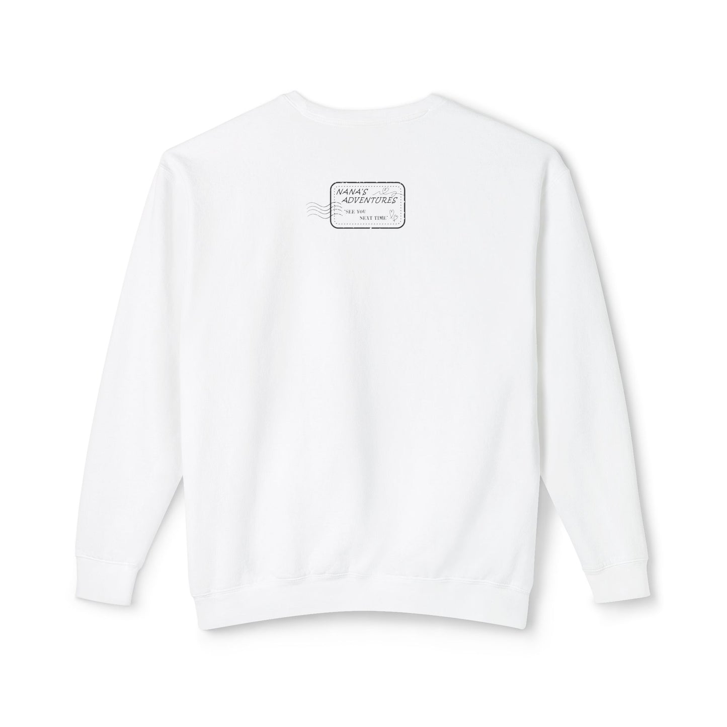 Nana’s Adventures Chest Print Crewneck Sweatshirt